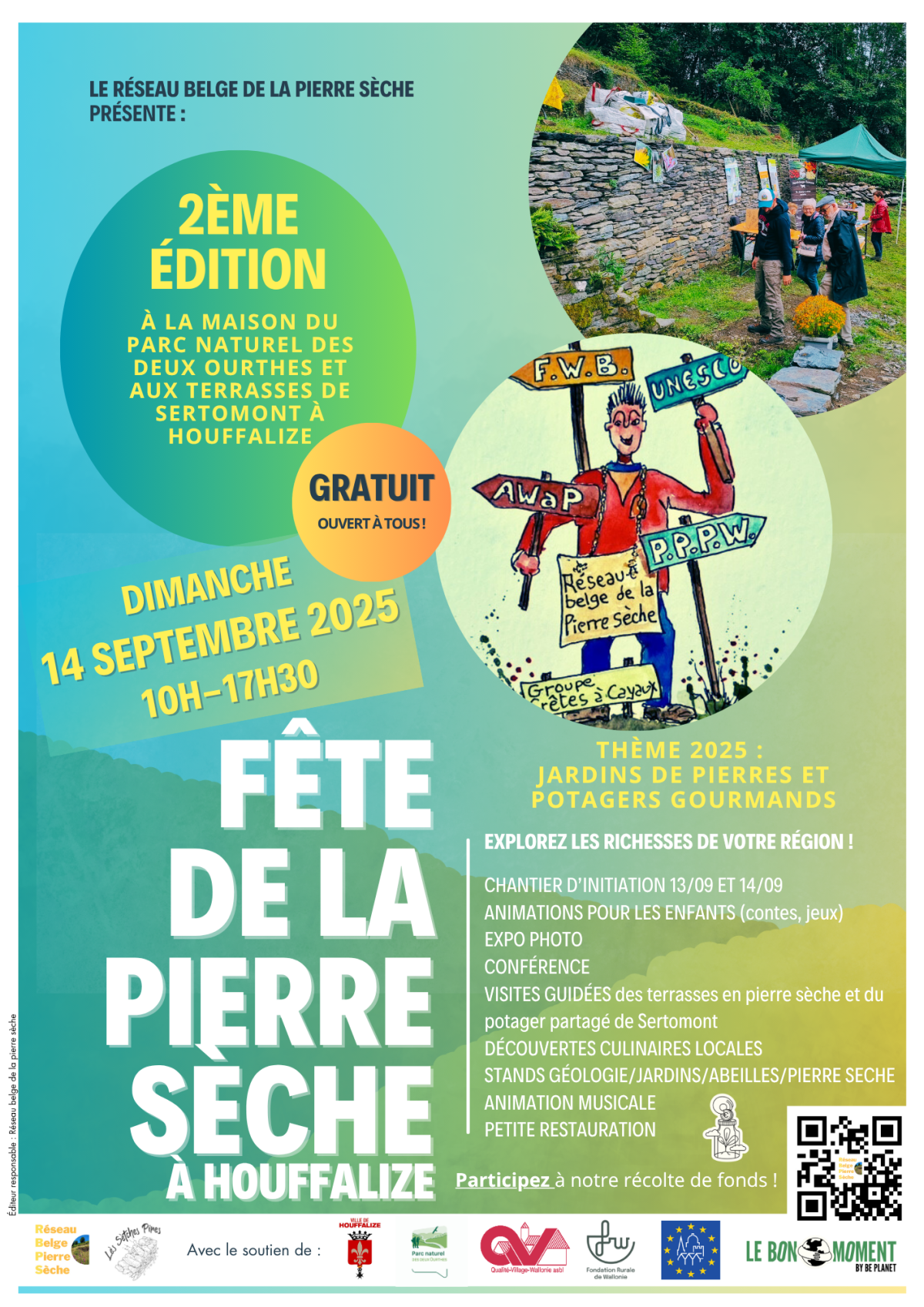 Affiche Fete pierre sèche 2025